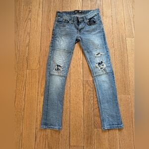 Women's RSQ London Skinny Distressed Denim Jeans Size 28